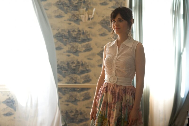 woman in a patterned dress