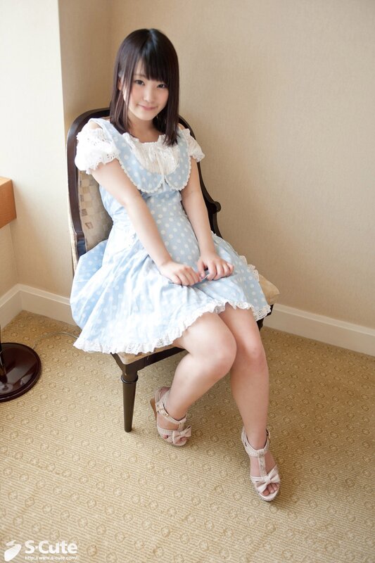 Woman in a polka dot dress