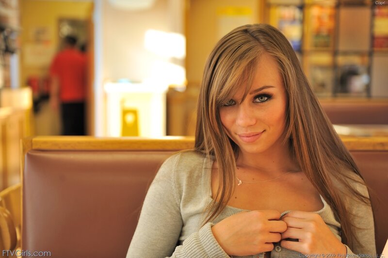 woman in a restaurant