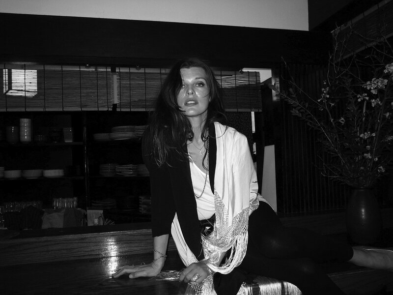 woman in a restaurant