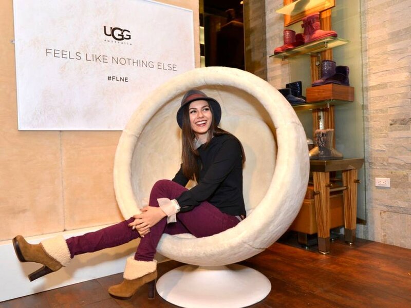 Woman in a Round Chair
