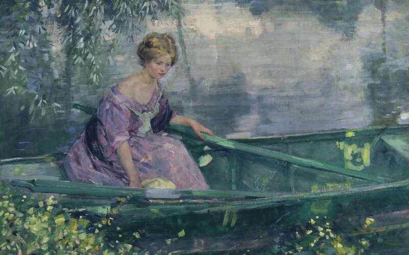 Woman in a Rowboat