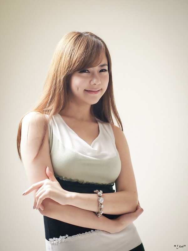 woman in a sleeveless top