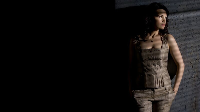 woman in a sleeveless top