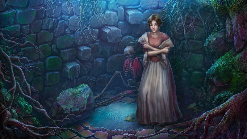 Woman in a Stone Well
