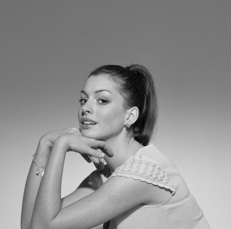woman in a studio portrait
