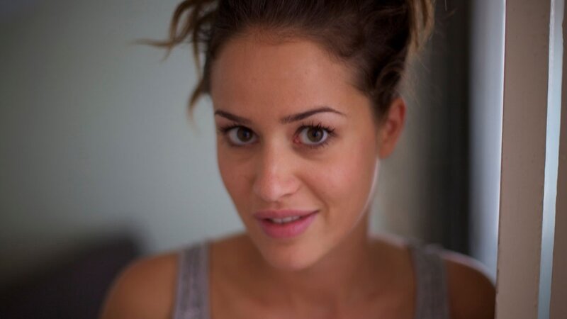 woman in a tank top