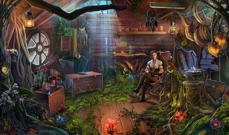 Woman in a Treehouse