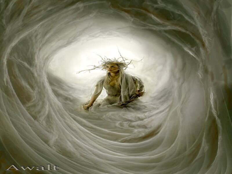 Woman in a Tunnel
