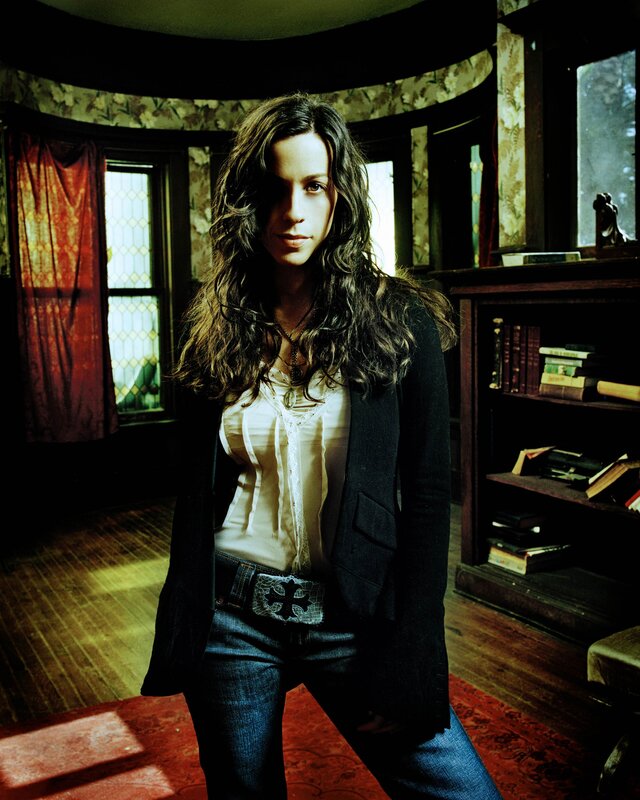 woman in a vintage room