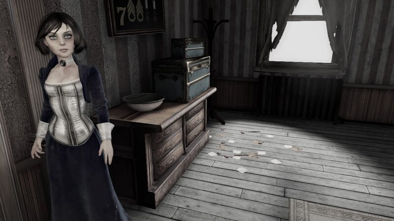 woman in a vintage room