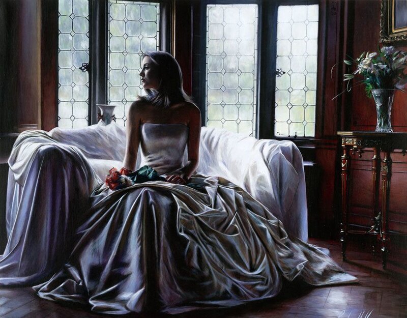 woman in a wedding dress