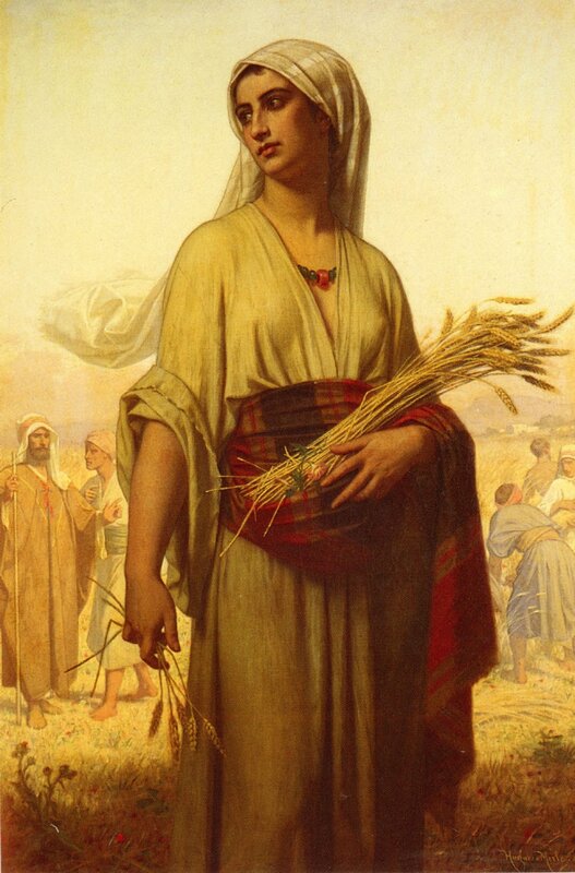 Woman in a wheat field