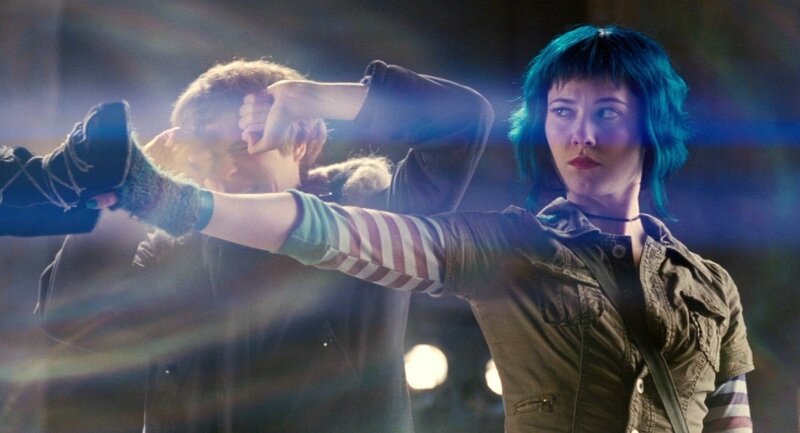 woman in action scene