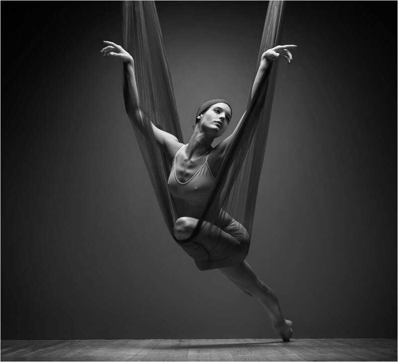 Woman in Aerial Silk