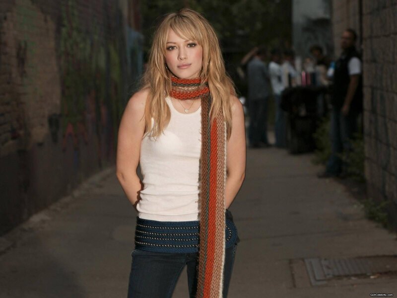 woman in alley with scarf