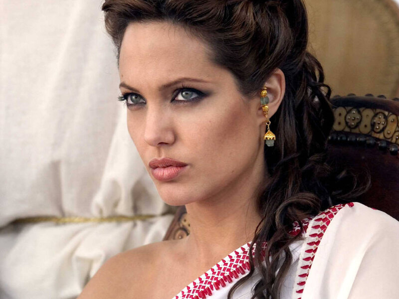 Woman in Ancient Attire — White