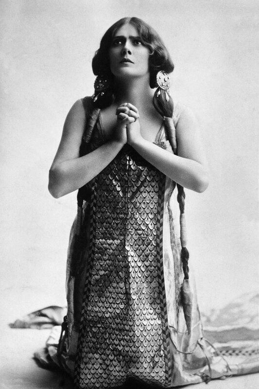 woman in ancient costume