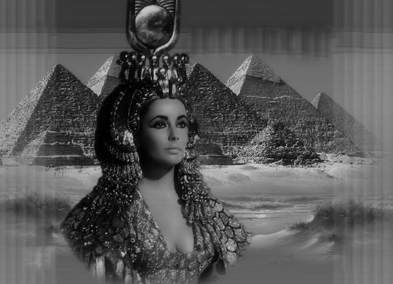 Woman in Ancient Egyptian Attire — Black