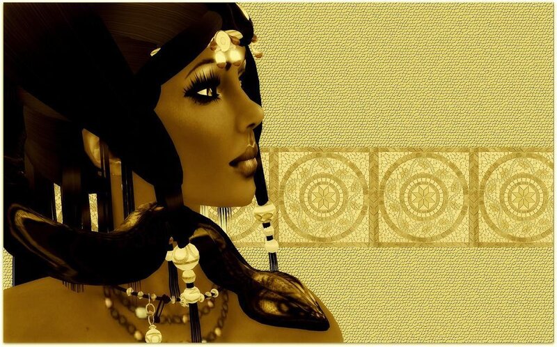 woman in ancient egyptian attire