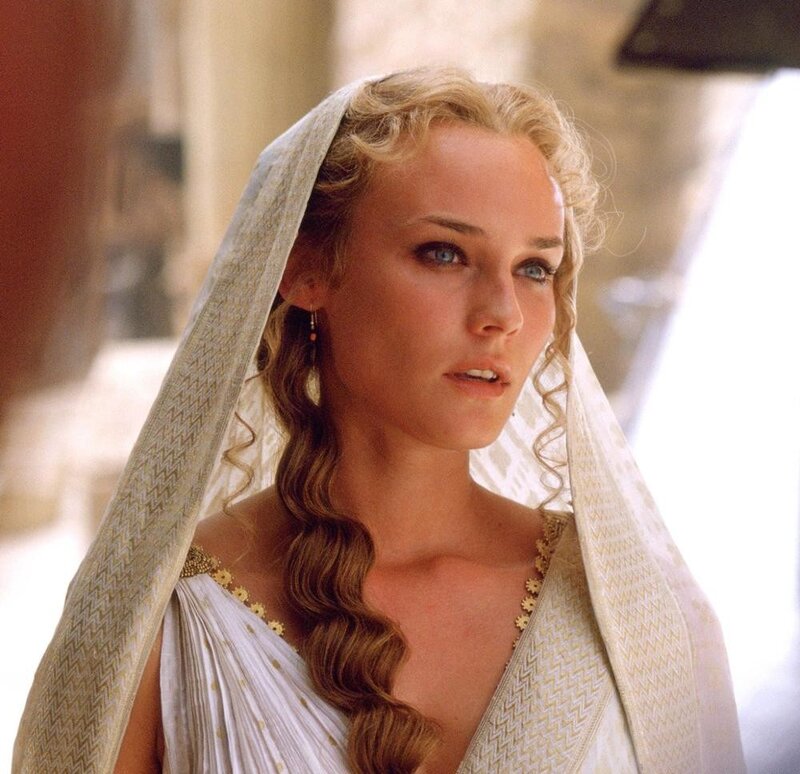 woman in ancient greek attire