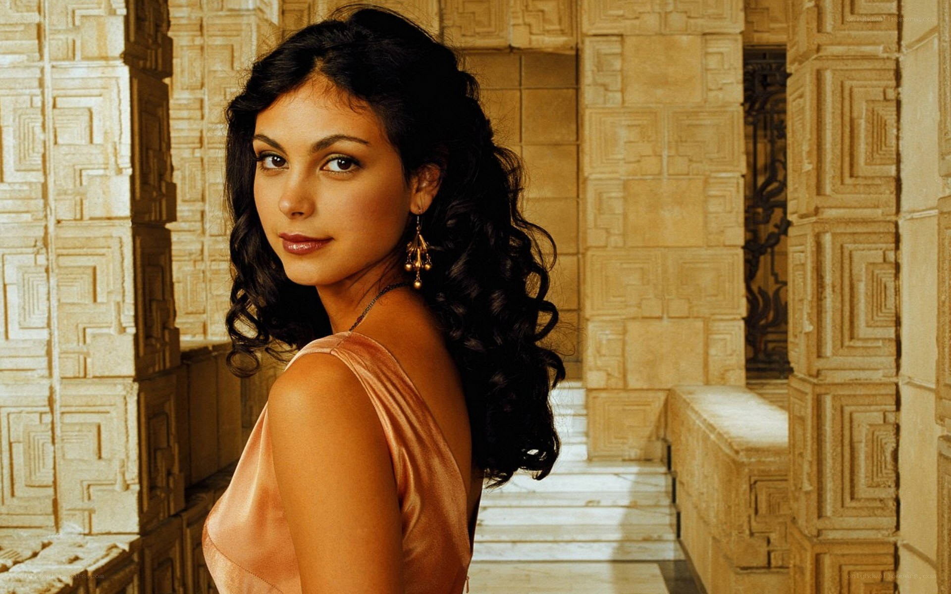 woman in ancient setting