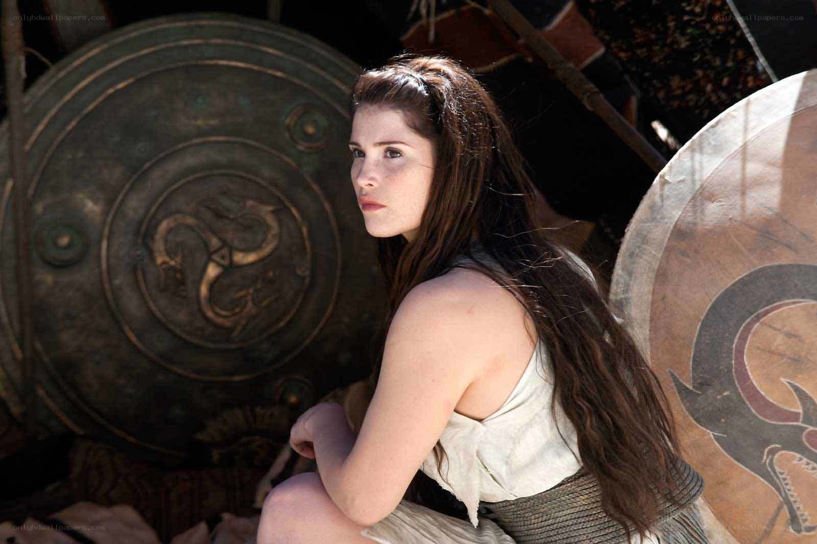 woman in ancient warrior setting