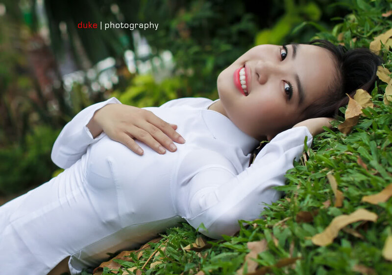 Woman in Ao Dai