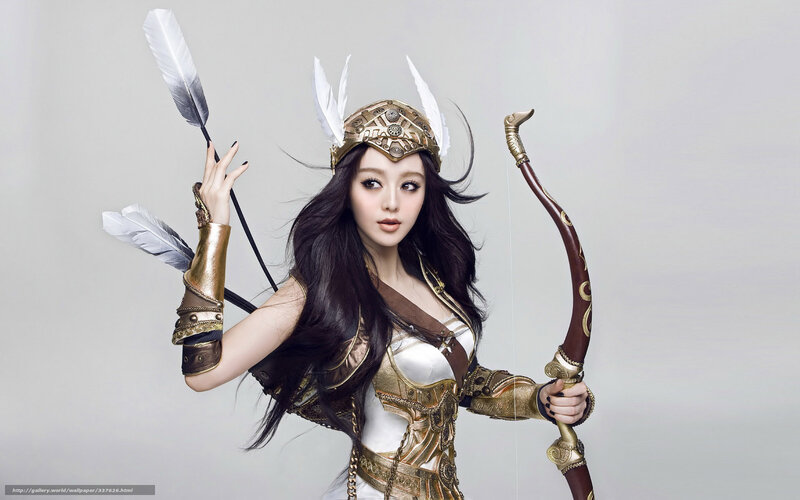 woman in archer costume