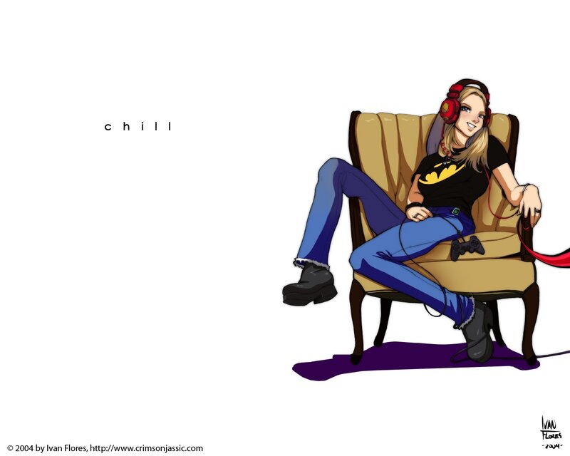 Woman in Armchair — Brown