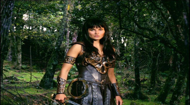 Woman in Armor — Green