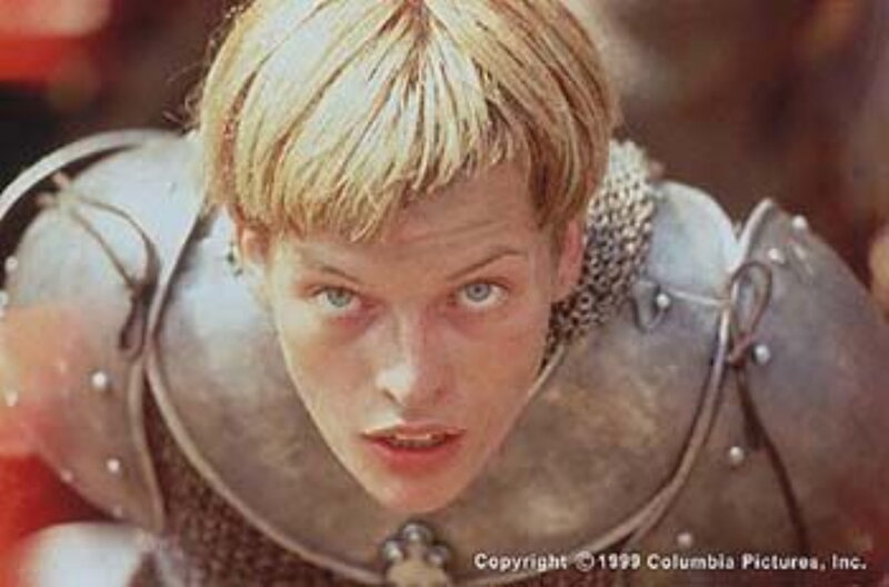 woman in armor looking up