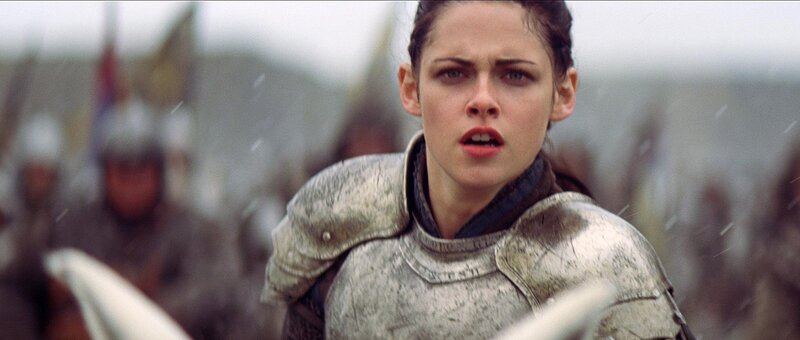woman in armor on battlefield