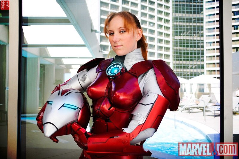 Woman in Armor Suit