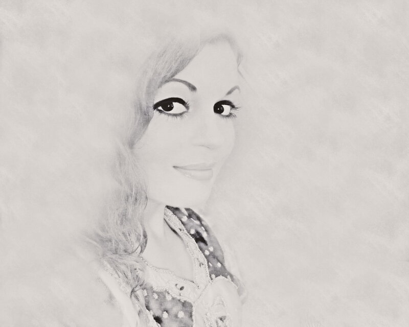 woman in artistic portrait
