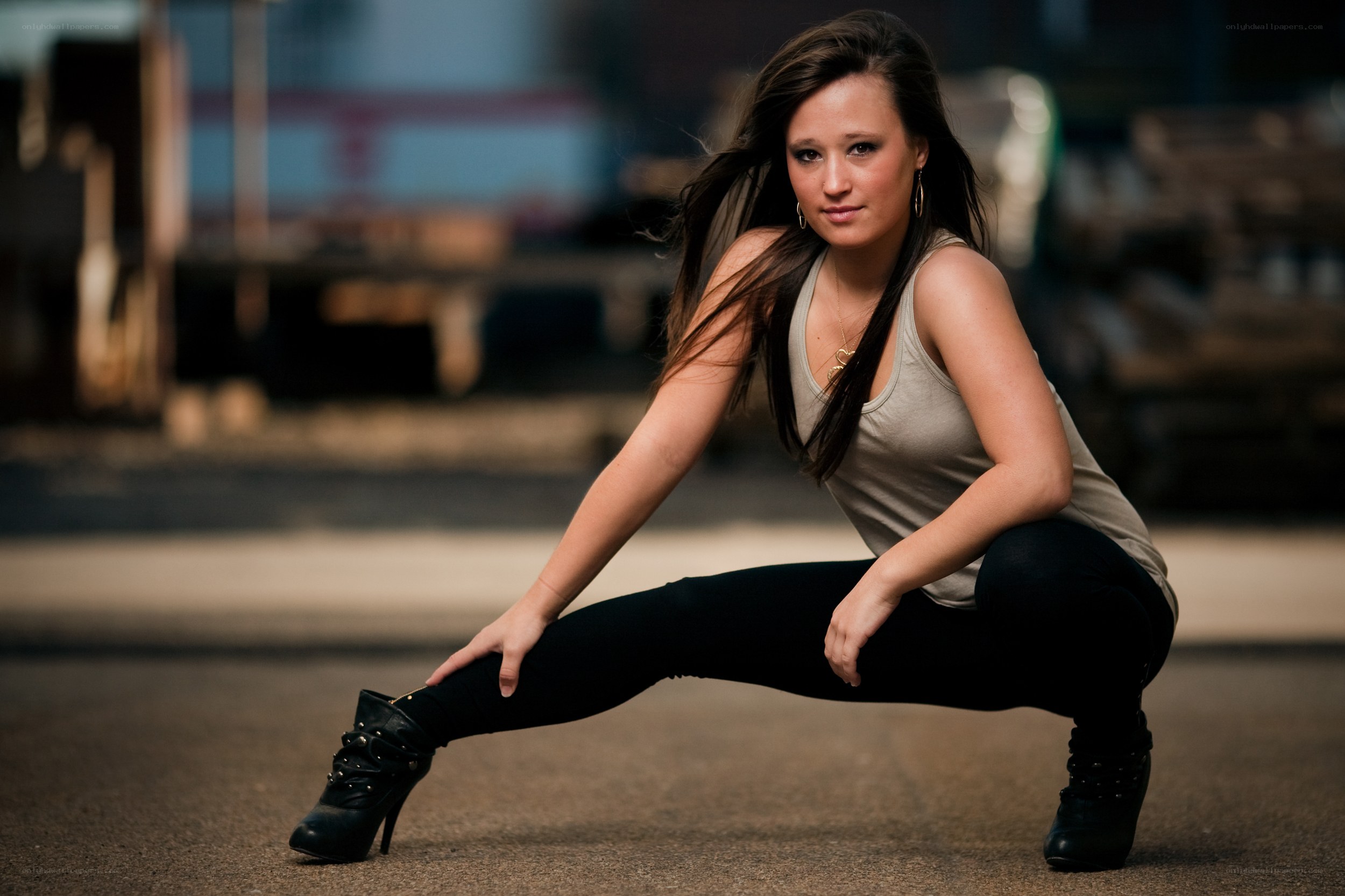 woman in athletic pose