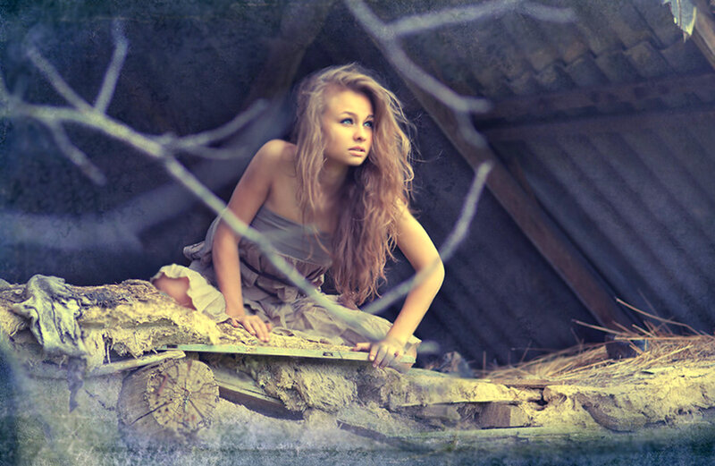 Woman in Attic