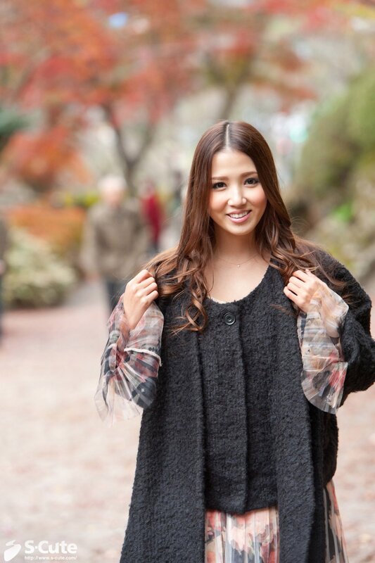 Woman in autumn park
