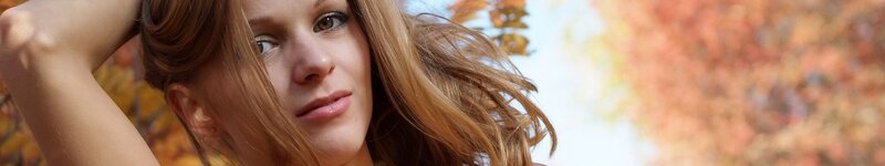 woman in autumn setting
