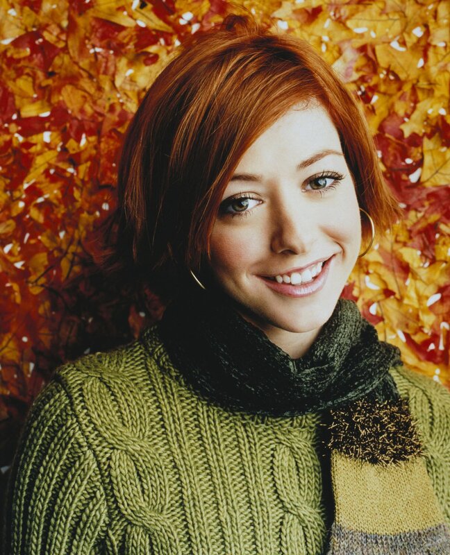 woman in autumn sweater