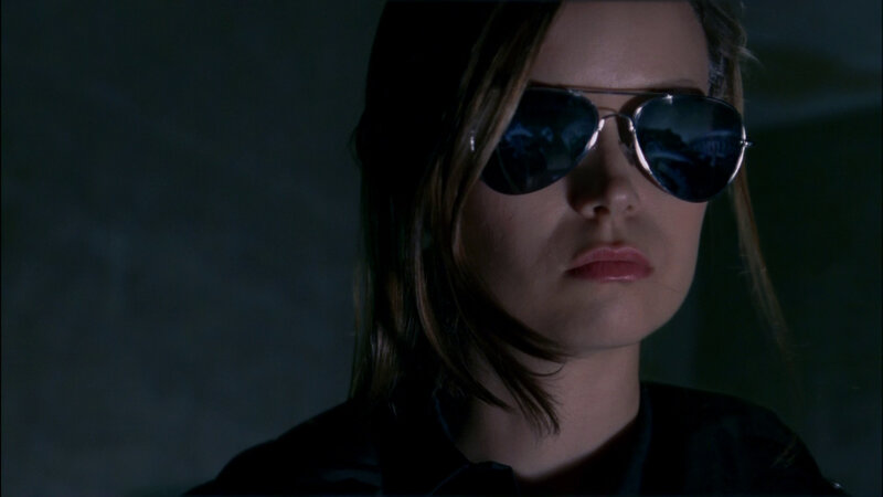 woman in aviator sunglasses