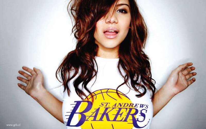 woman in bakers t-shirt