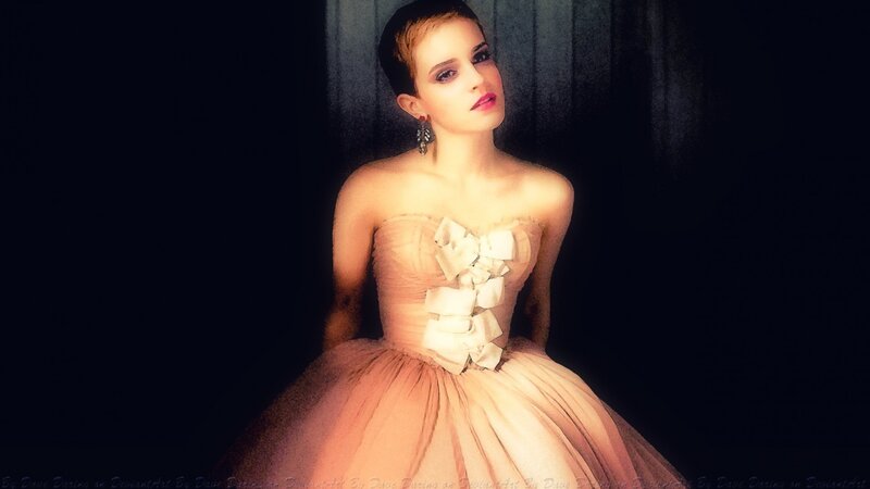 Woman in Ball Gown — Pink, Dramatic