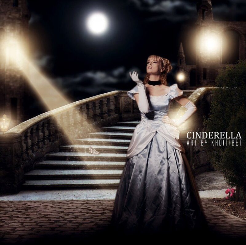 Woman in Ball Gown — Silver