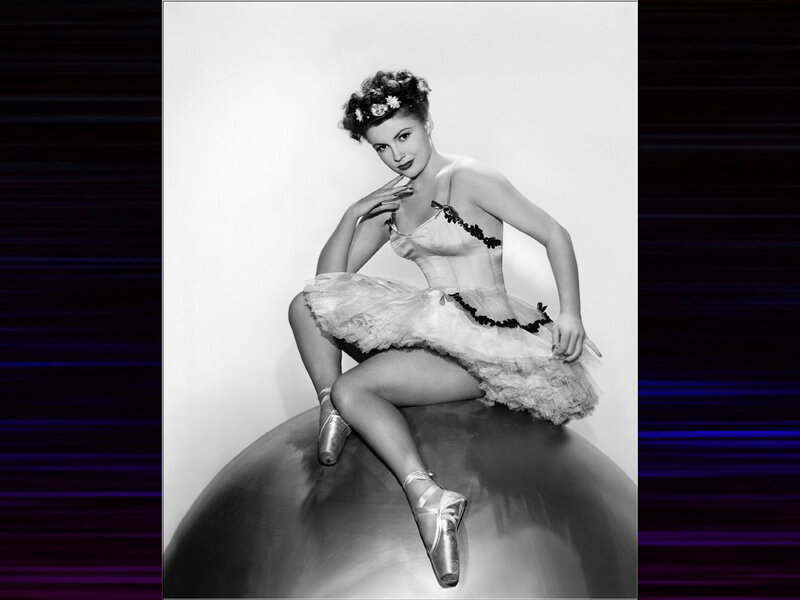 Woman in Ballet Costume — Black, Dramatic