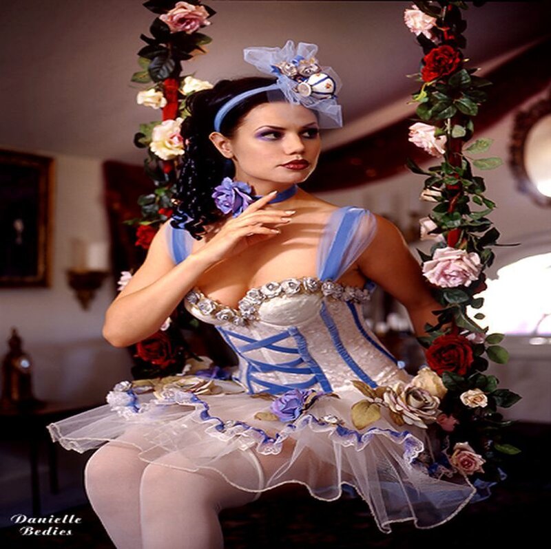 Woman in Ballet Costume — White