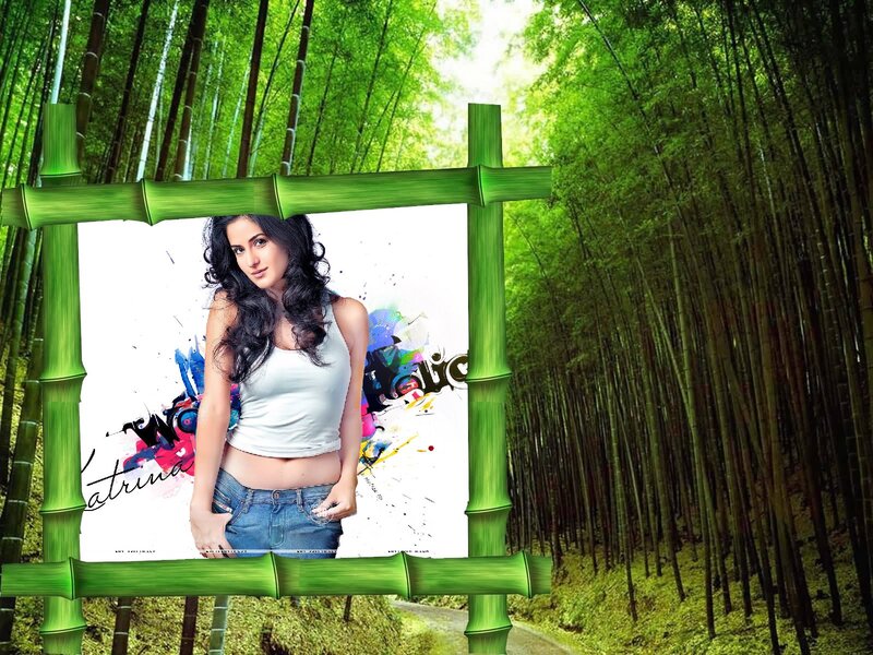 Woman in Bamboo Forest — Green, Serene, Afternoon, Photograph