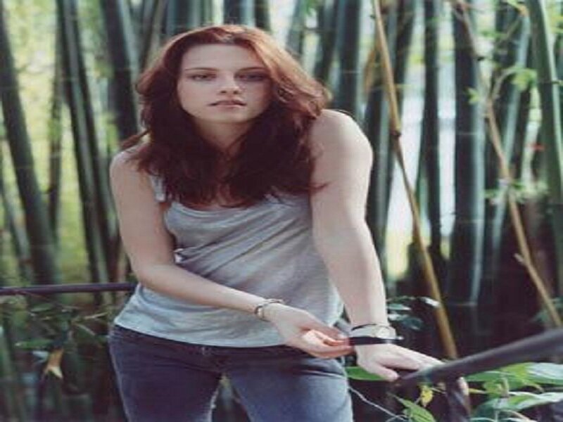 Woman in Bamboo Forest — Green