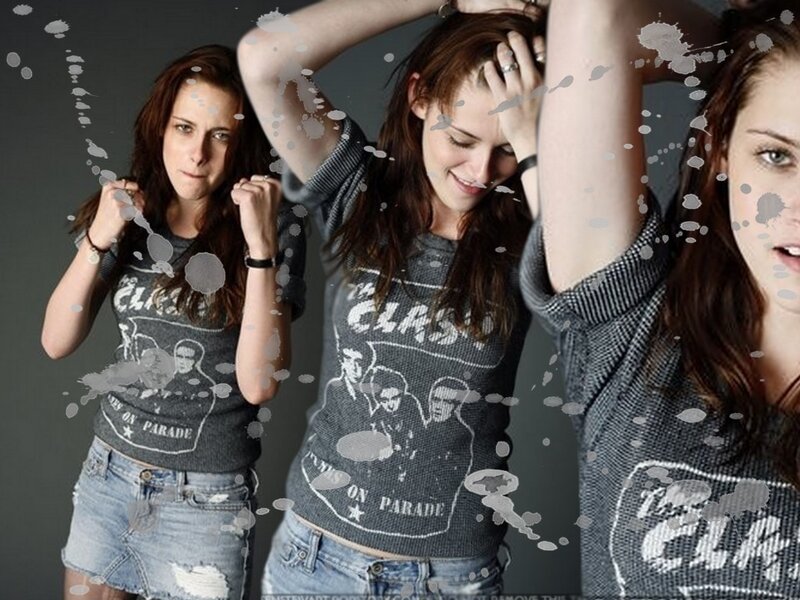 woman in band t-shirt