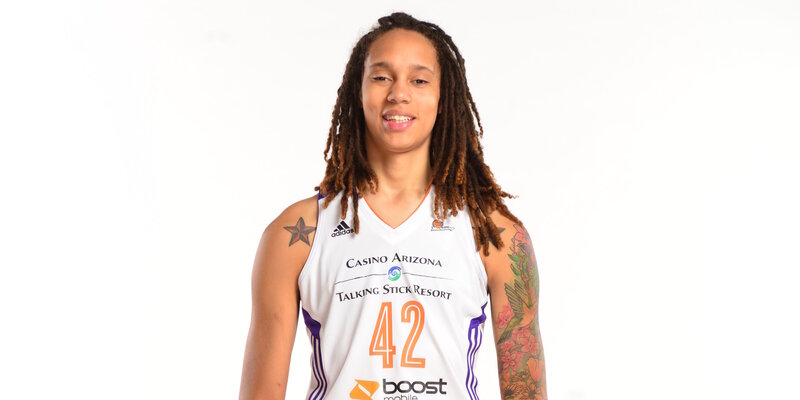 Woman in Basketball Jersey — White